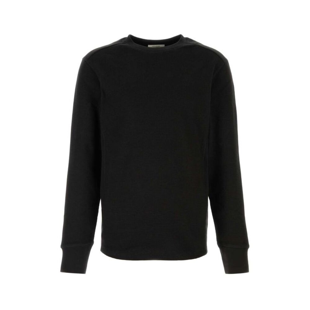 Entire Studios Men Black Cotton Sweatshirt